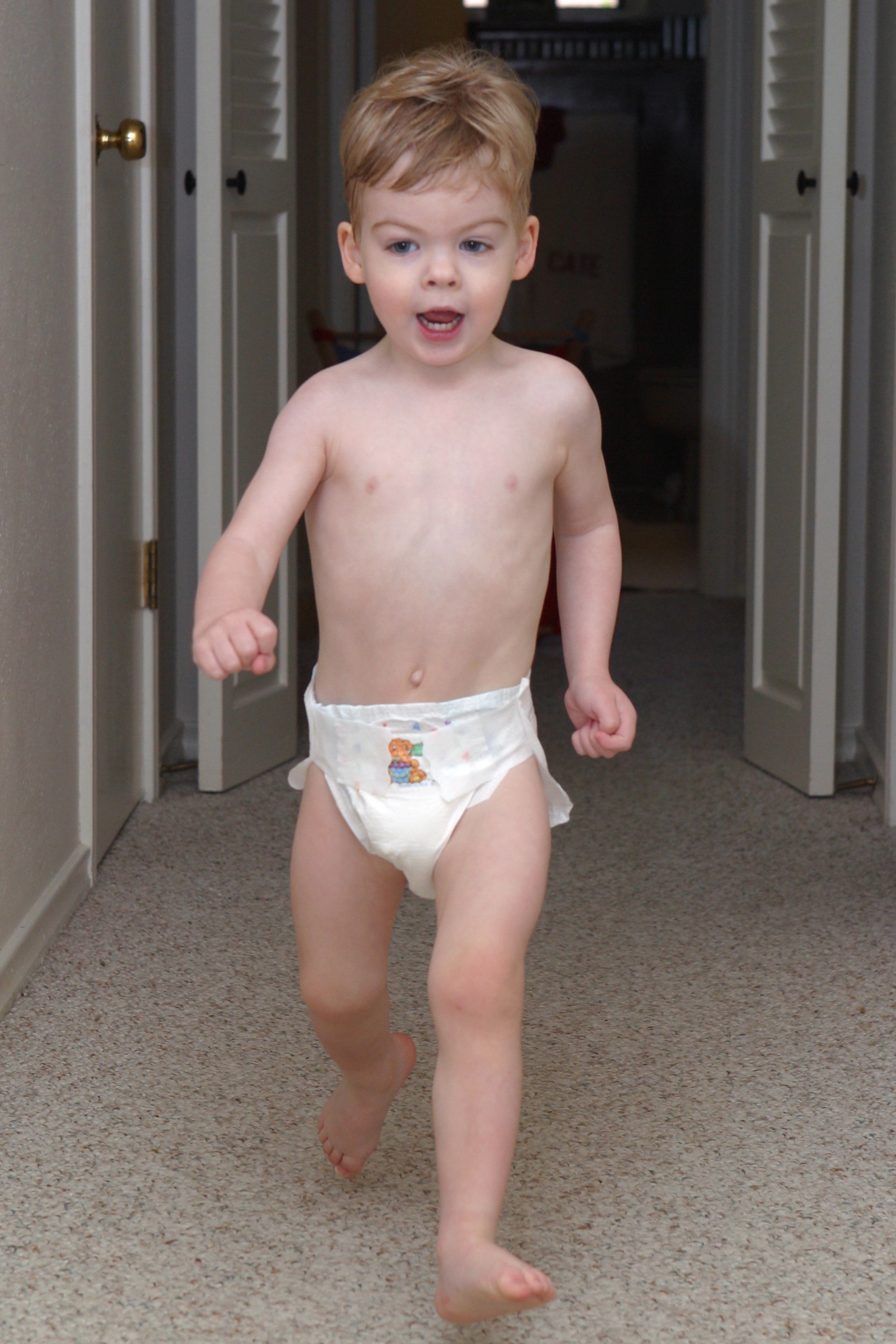 In a refreshing change of pace, Jack now wants to don a diaper before his p...